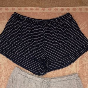 Stripped Sleep Shorts